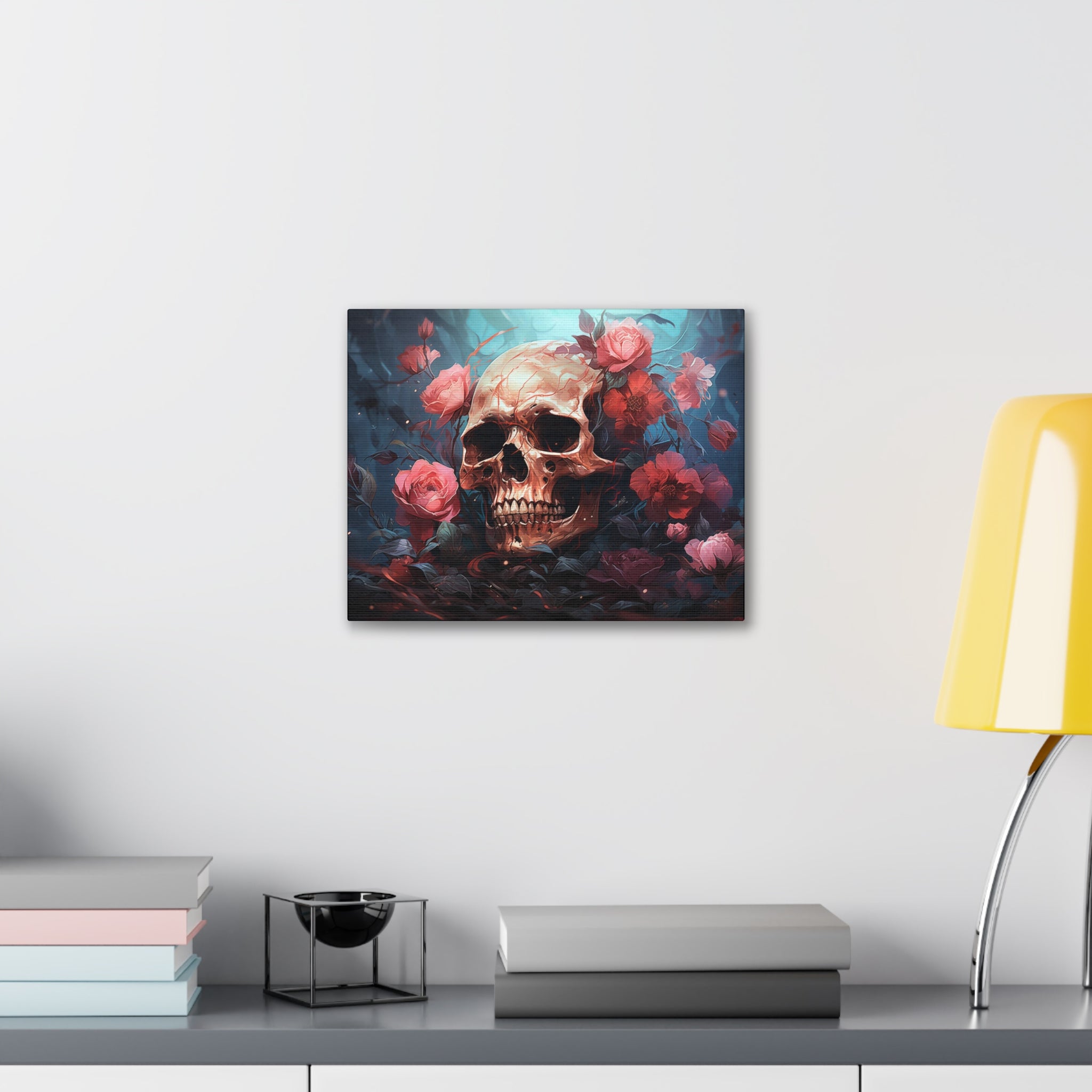 Skull & Roses Wall Art   