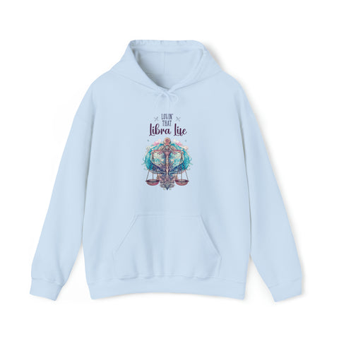 Unisex Libra Life Hoodie Light Blue S 