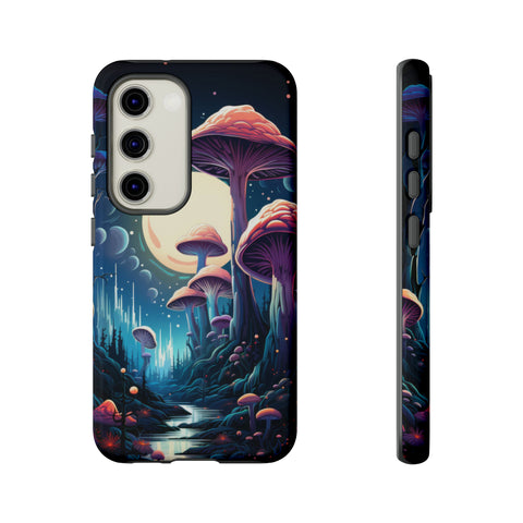 Mushroom Moonlight Phone Case Samsung Galaxy S23 Glossy 