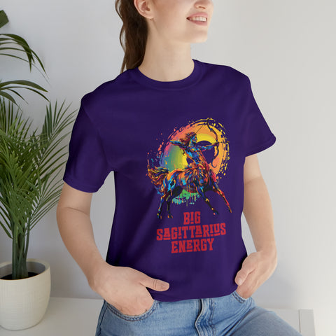 Unisex Big Sagittarius Energy T Shirt   