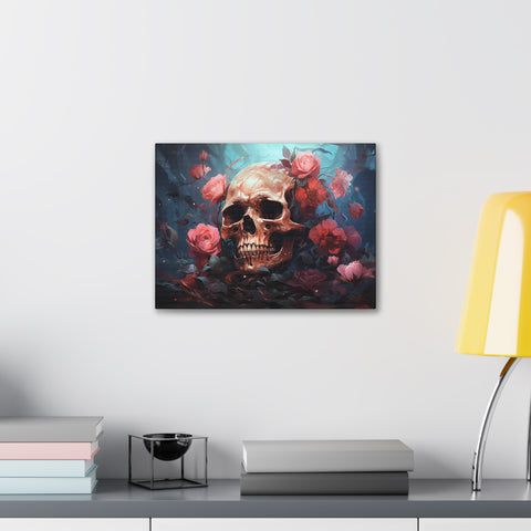 Skull & Roses Wall Art   