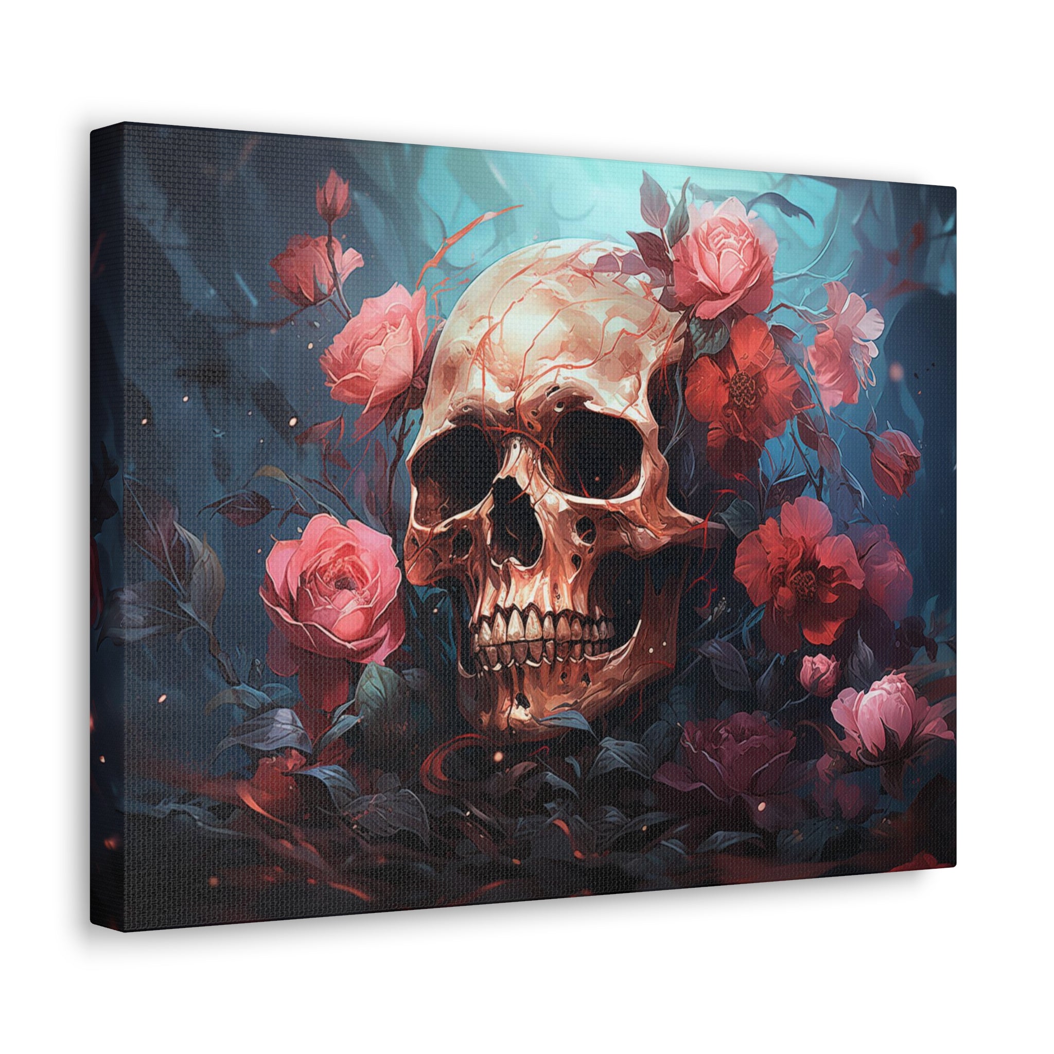 Skull & Roses Wall Art   