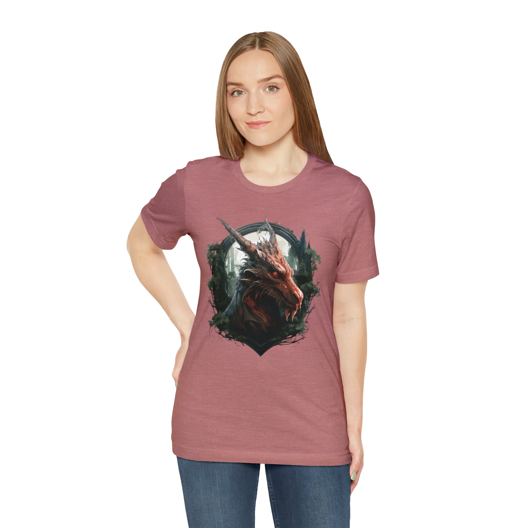 Unisex Dragon Face T Shirt   