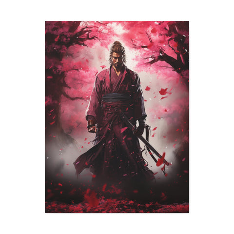 Samurai Warrior Wall Art 30″ x 40″ 1.25" 