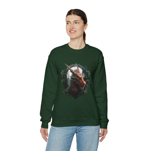 Unisex Dragon Face Sweatshirt   