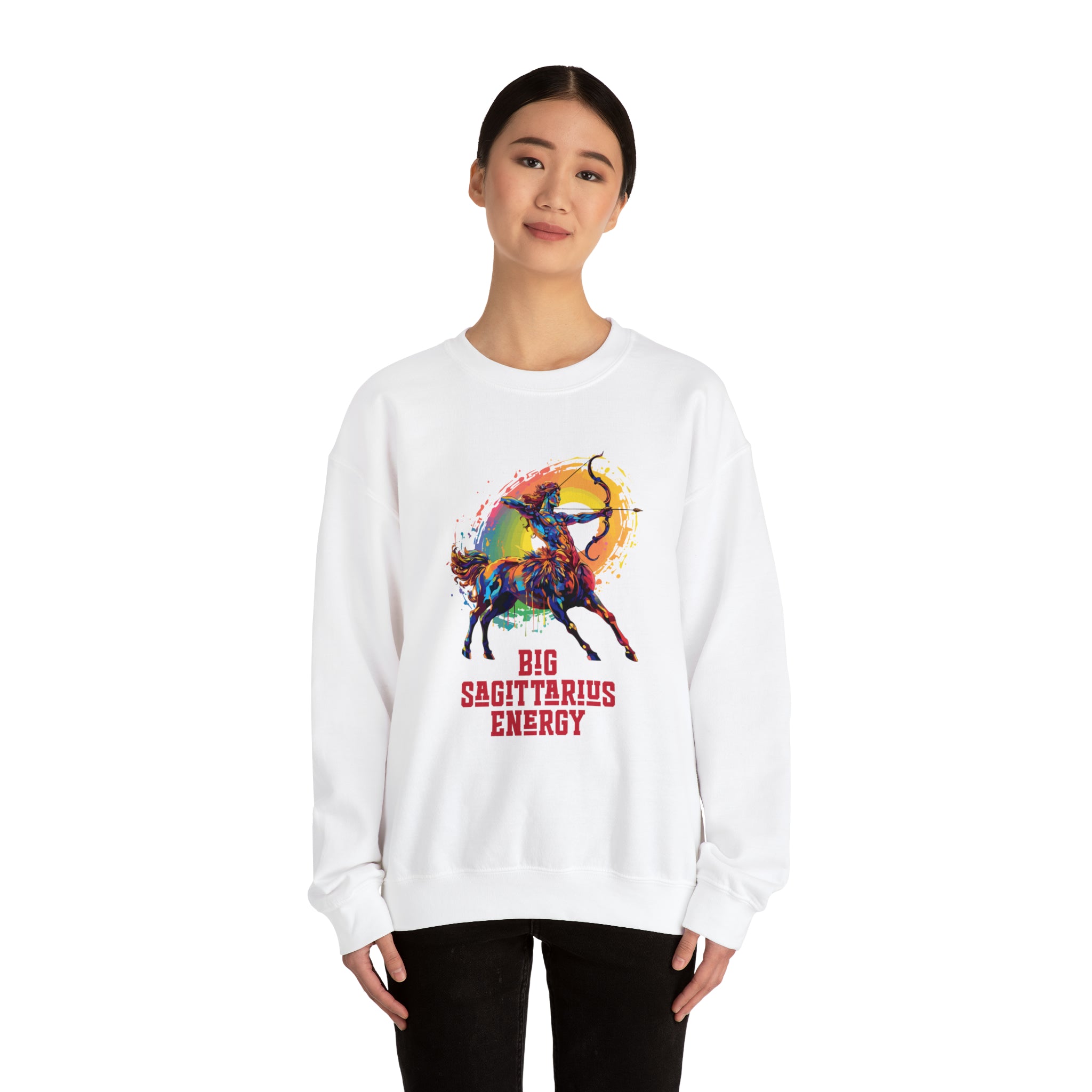 Unisex Big Sagittarius Energy Sweatshirt   