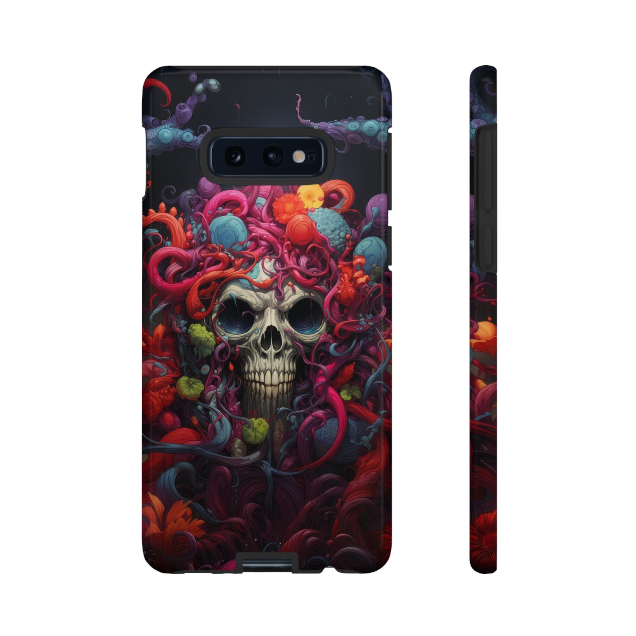 Psychedelic Skull & Tentacles Phone Case Samsung Galaxy S10E Glossy 