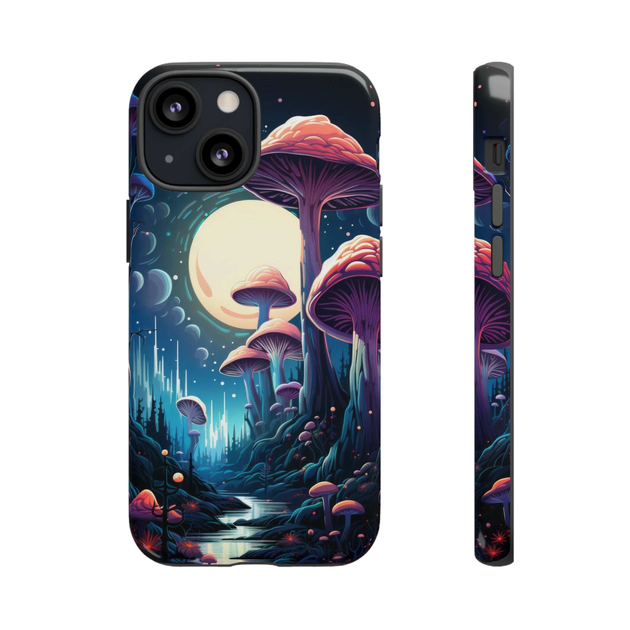 Mushroom Moonlight Phone Case iPhone 13 Mini Glossy 