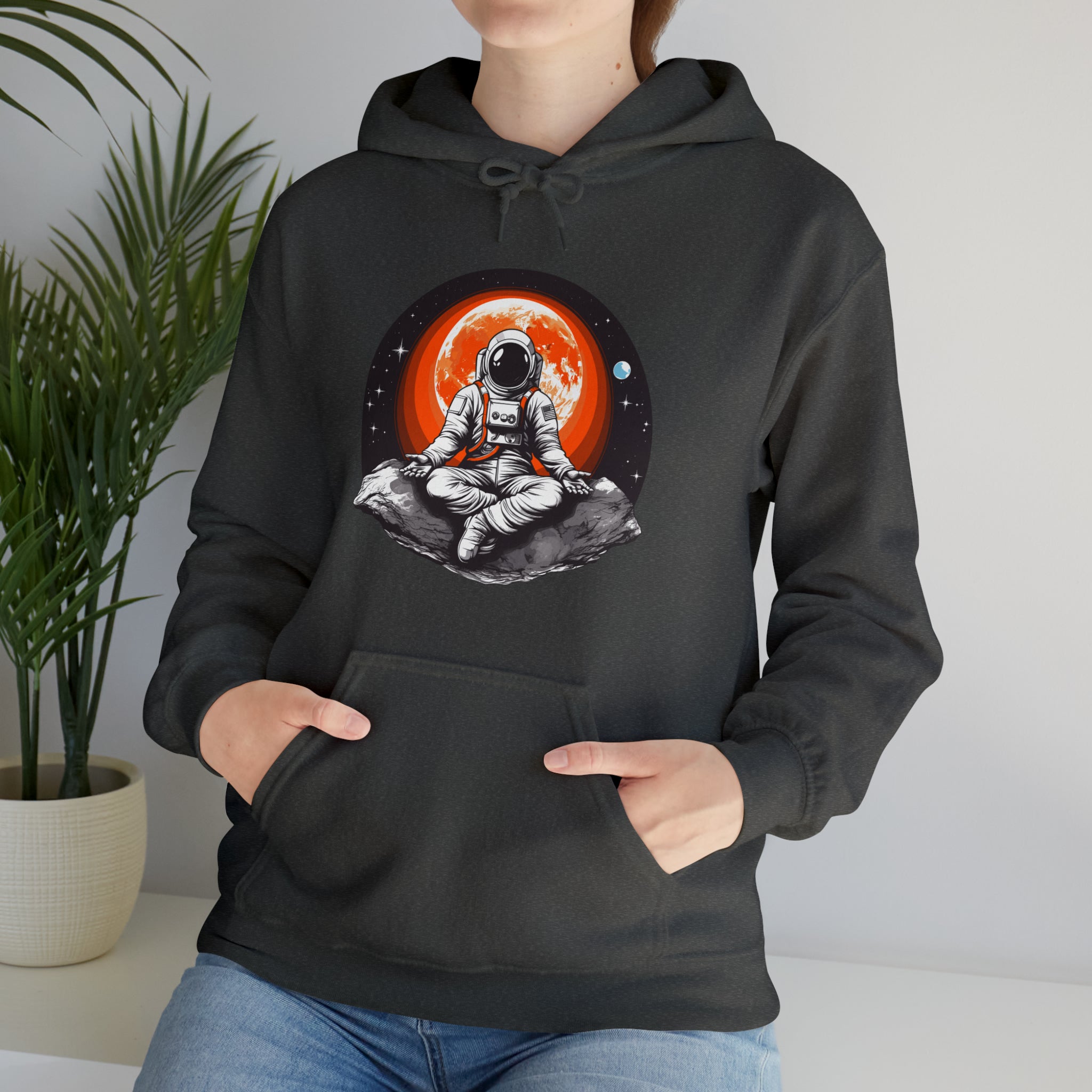 Unisex Meditating Astronaut Hoodie   