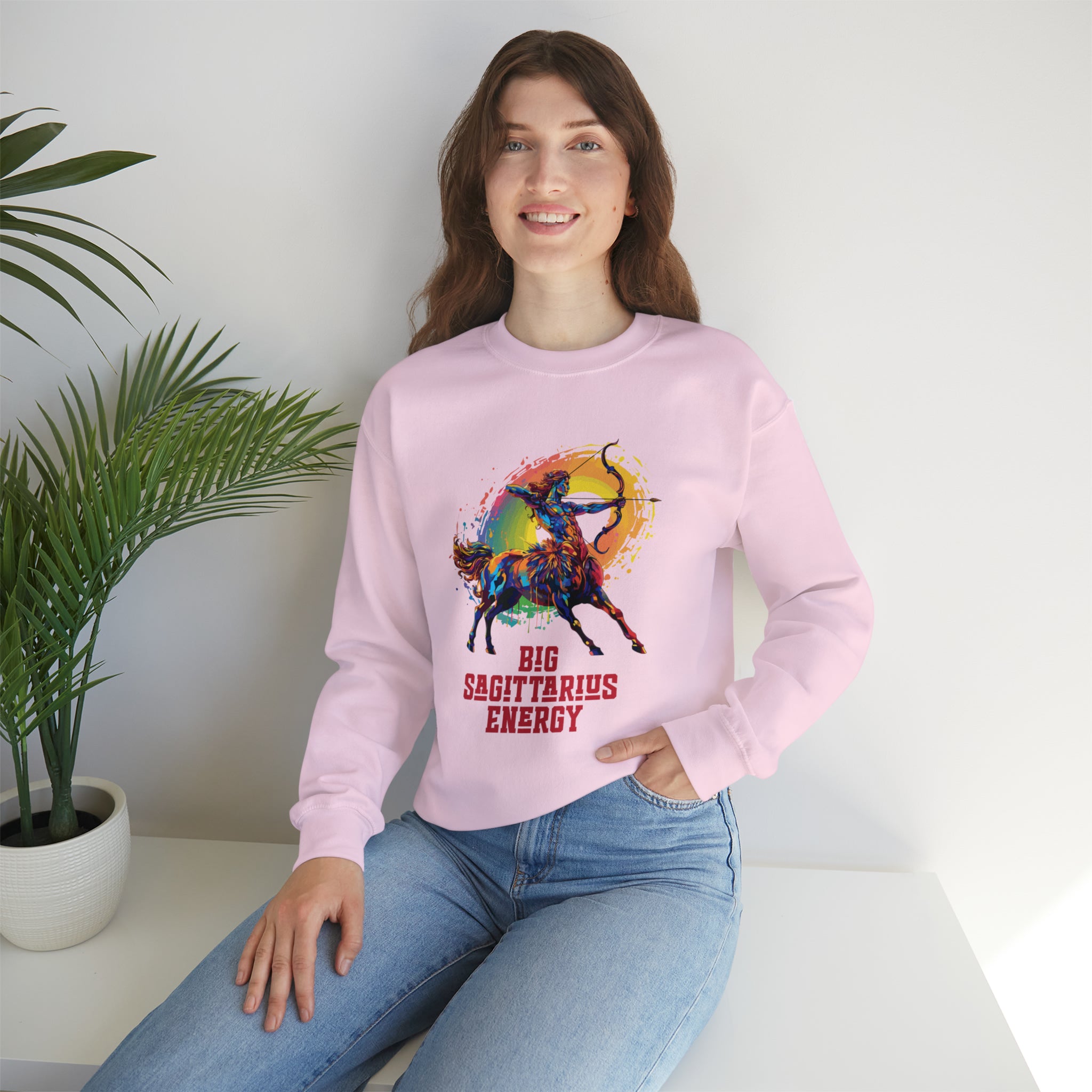 Unisex Big Sagittarius Energy Sweatshirt   