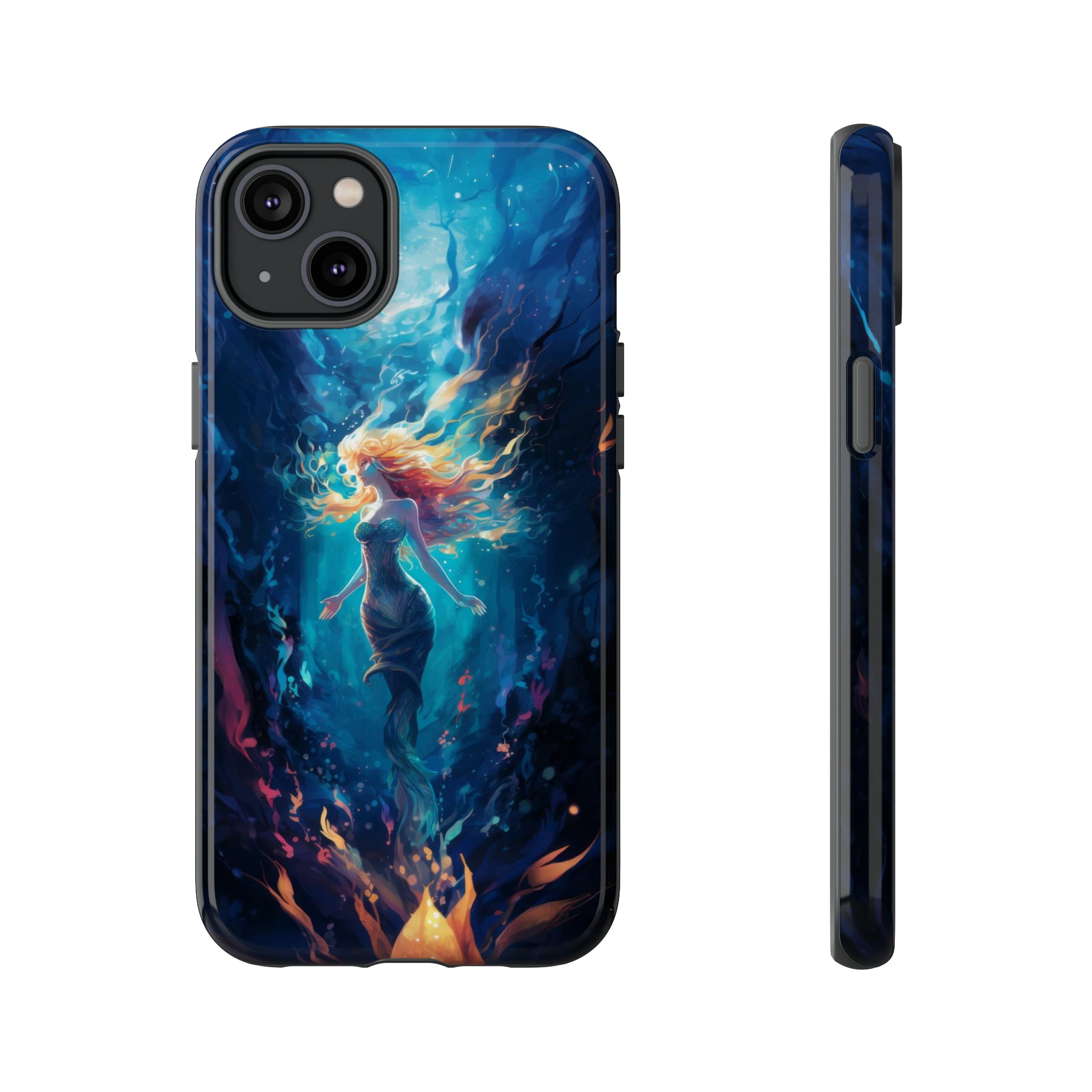 Enchanted Mermaid Phone Case iPhone 14 Plus Glossy 