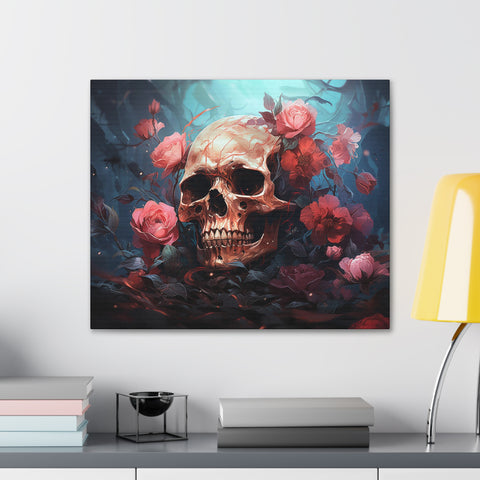 Skull & Roses Wall Art   