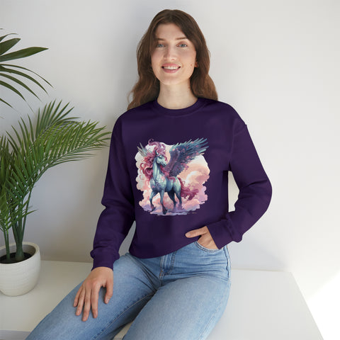 Unisex Pegasus Clouds Sweatshirt   