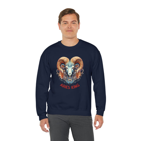 Mens Aries King Sweatshirt   