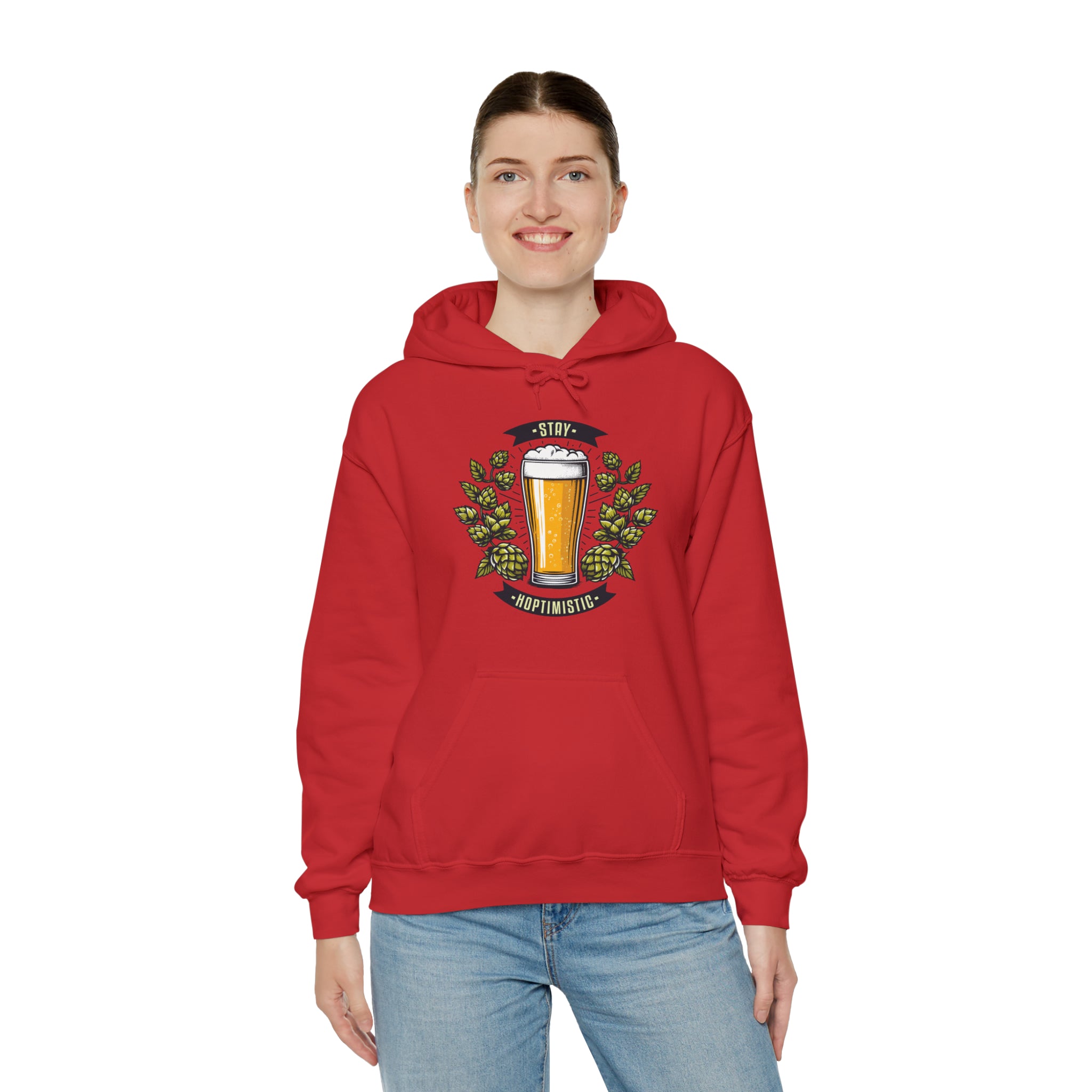 Unisex Stay Hoptimistic Hoodie   