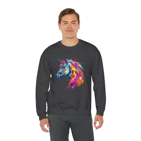 Unisex Crystallized Unicorn Mane Sweatshirt   