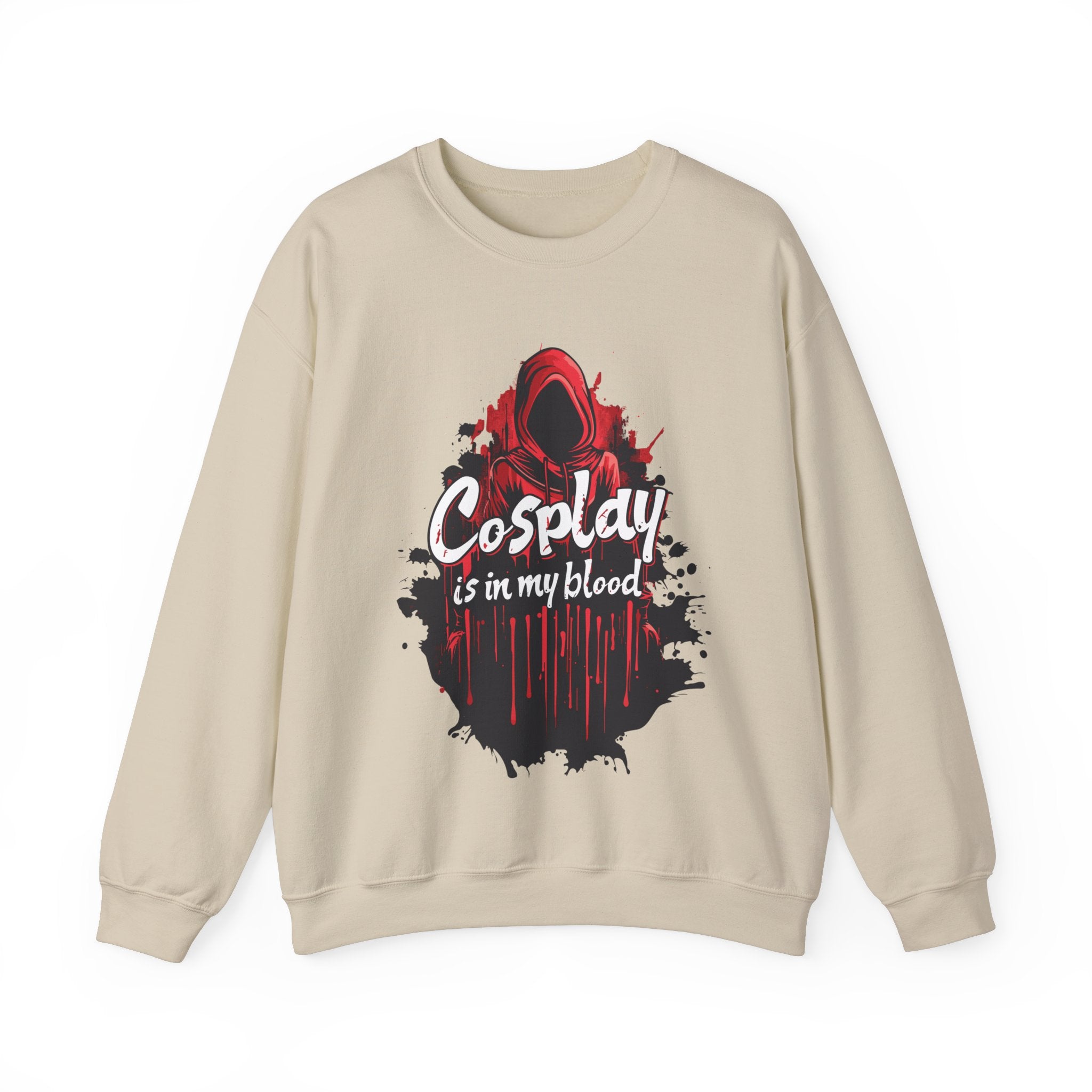 Unisex Cosplay is in my Blood Sweatshirt S Sand 