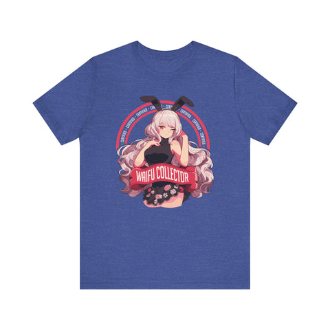 Unisex Certified Waifu Collector T Shirt Heather True Royal S 