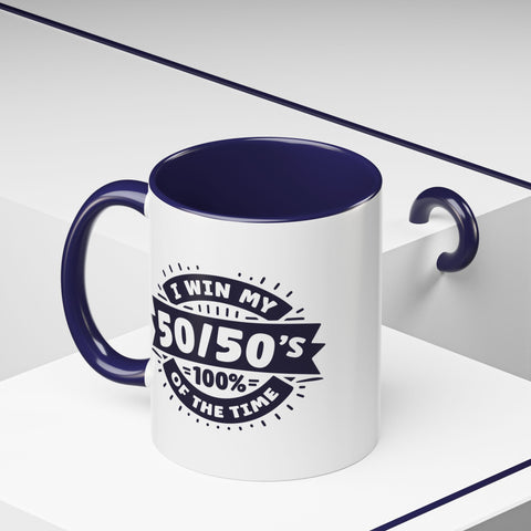 11oz 50 50 Winner Gacha Coffee Mug