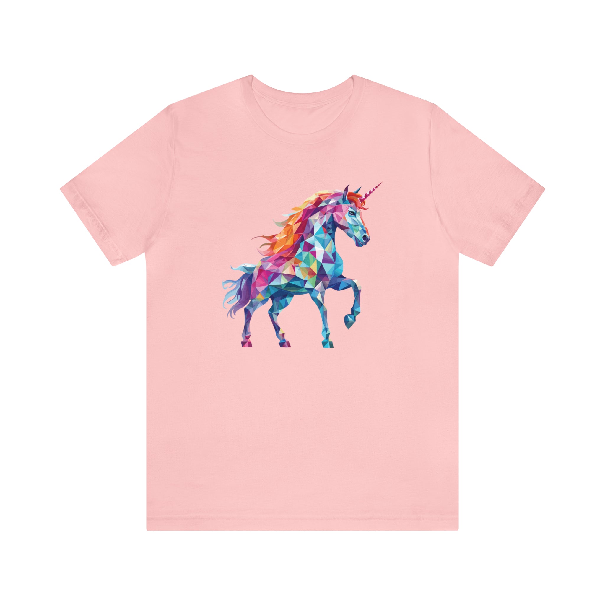 Unisex Crystallized Unicorn T Shirt Pink S 