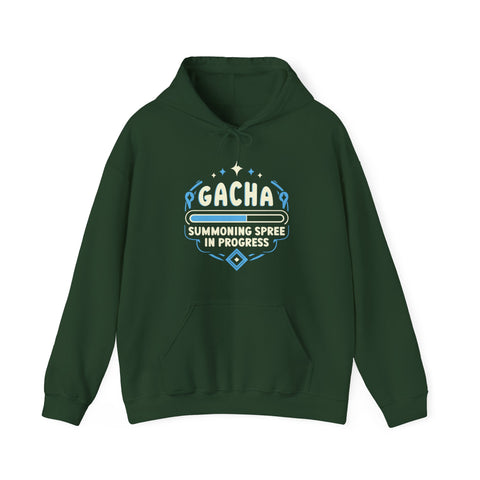 Unisex Gacha Summoning in Progress Hoodie Forest Green S 