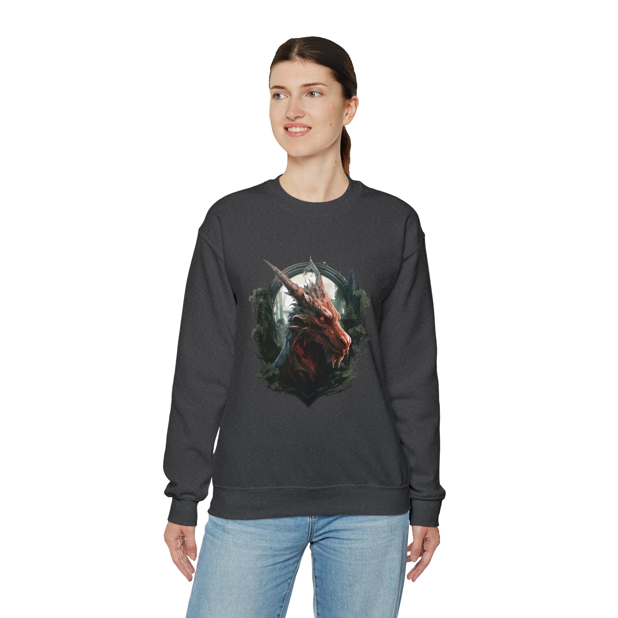 Unisex Dragon Face Sweatshirt   