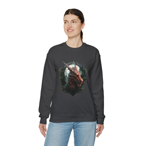 Unisex Dragon Face Sweatshirt   