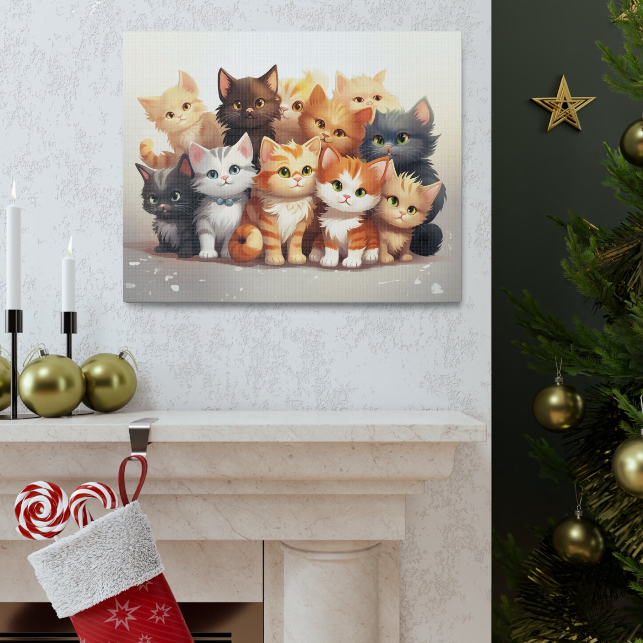 Cute Kitties Wall Art   