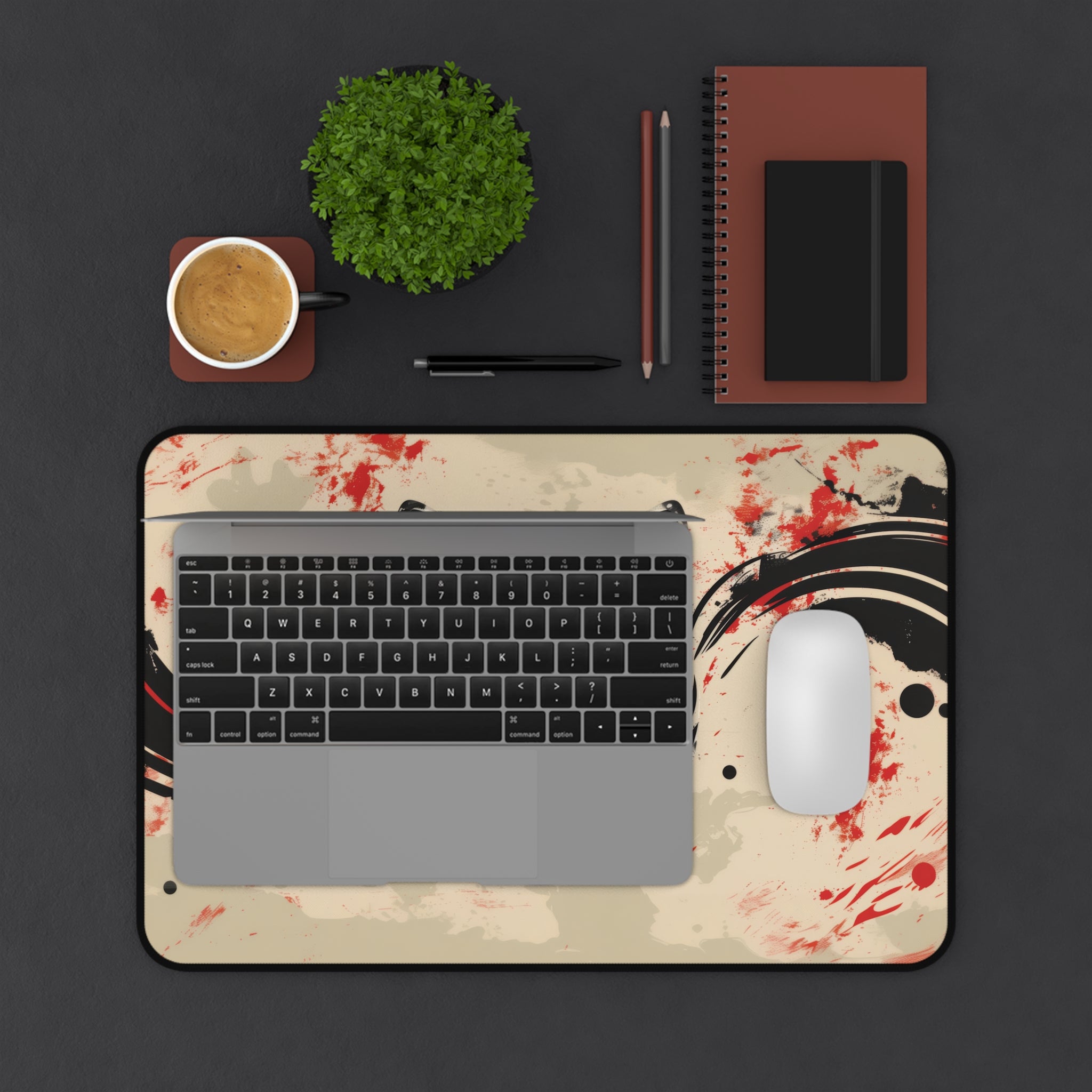 Kitsune Mask Desk Mat   