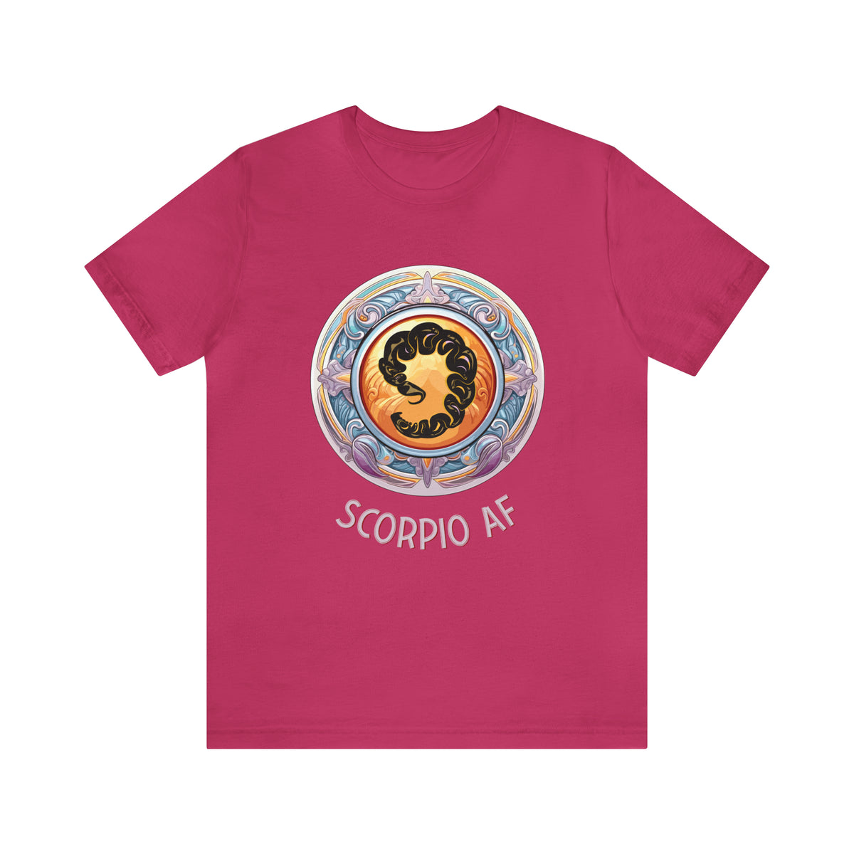 Unisex Scorpio AF T Shirt Berry S 