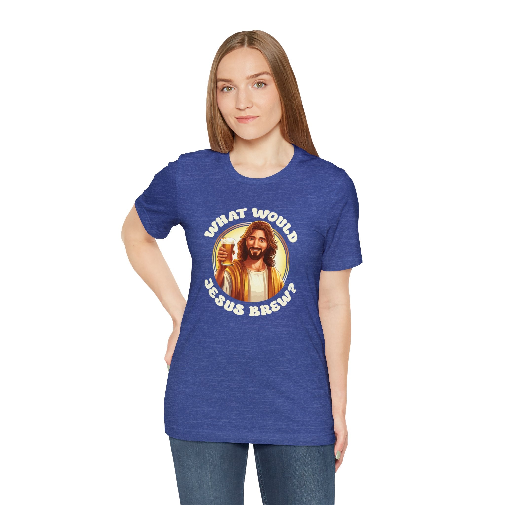 Unisex What Would Jesus Brew Beer T Shirt   