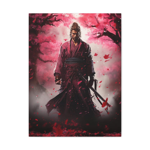 Samurai Warrior Wall Art 18″ x 24″ 1.25" 