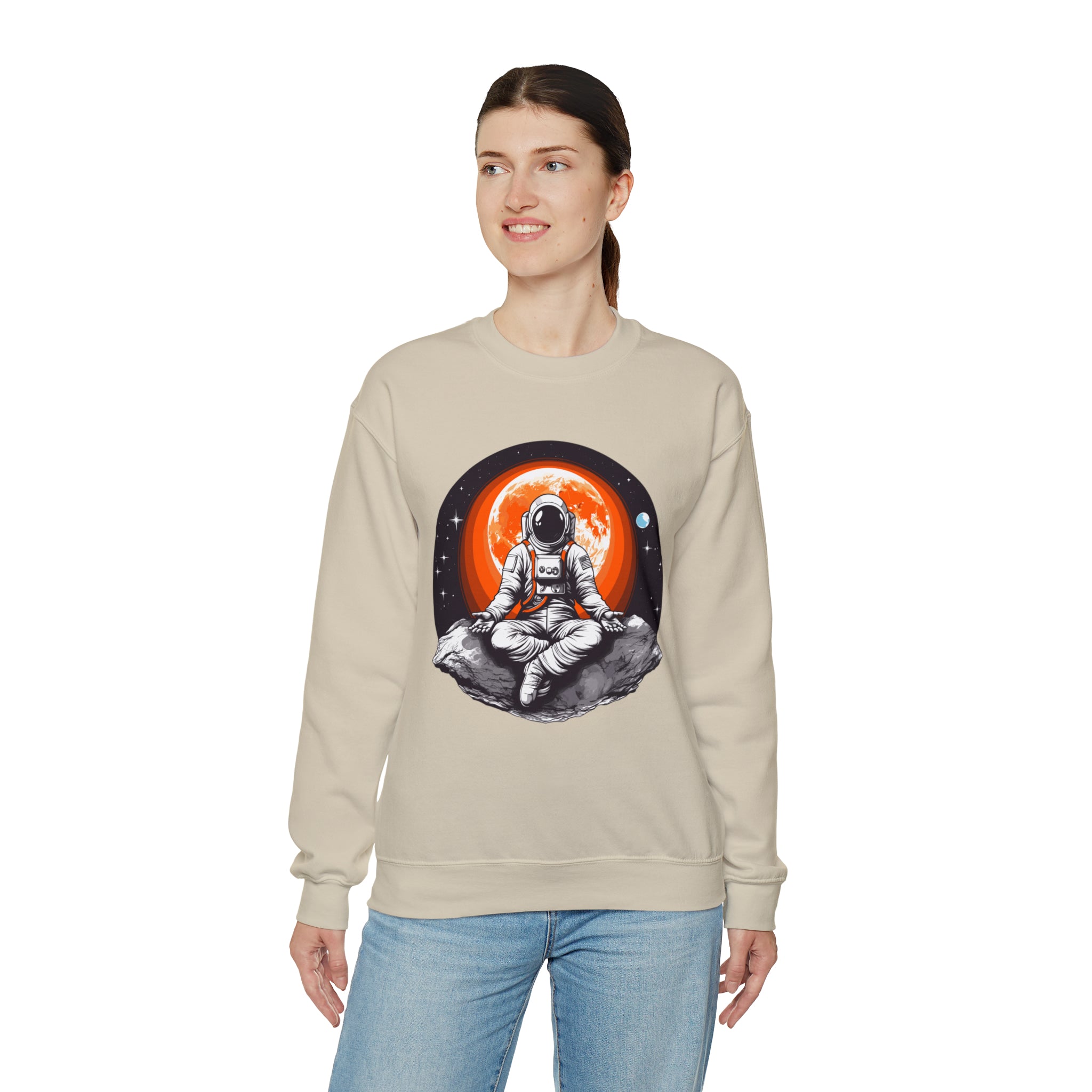 Unisex Meditating Astronaut Sweatshirt   