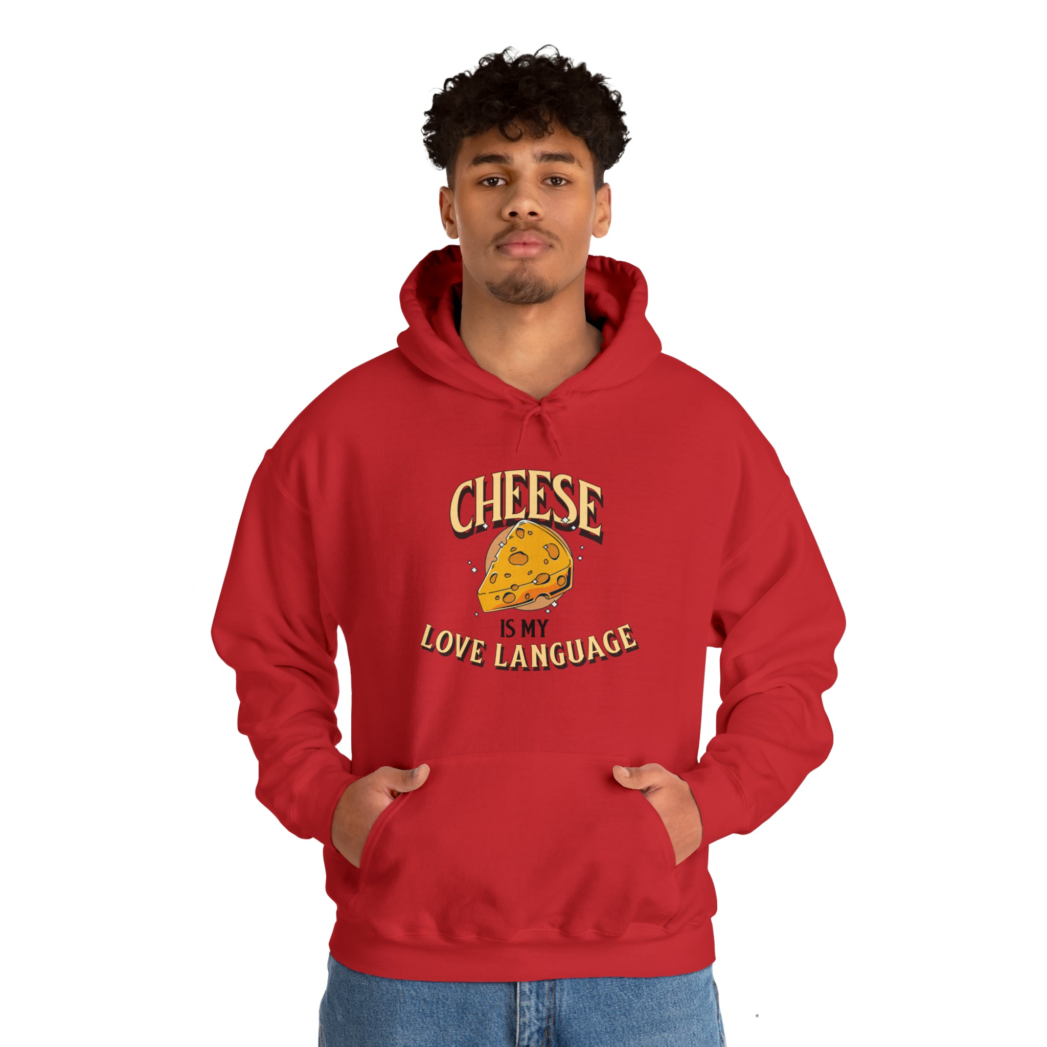 Unisex Cheese is My Love Language Hoodie   