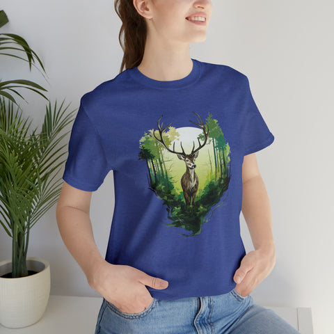 Unisex Forest Deer T Shirt   