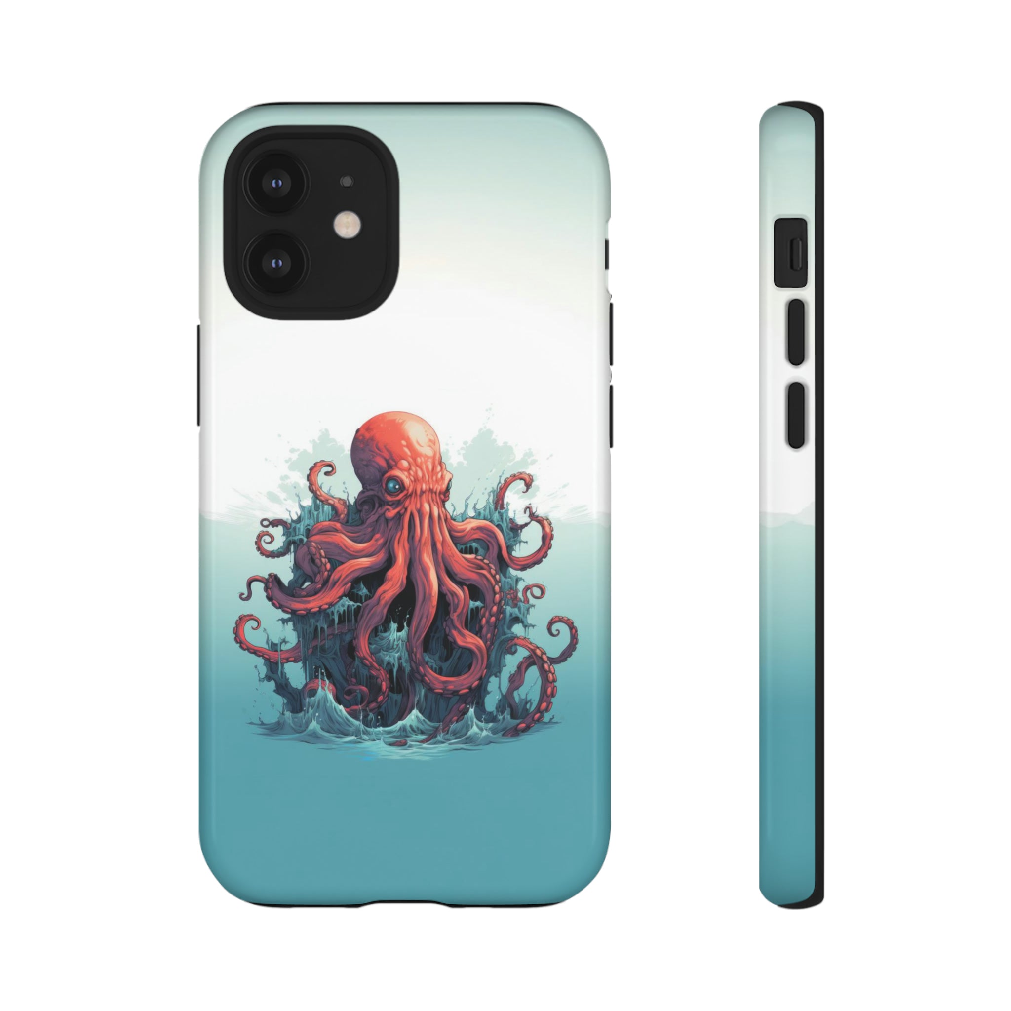 Kraken in the Ocean Phone Case iPhone 12 Mini Glossy 