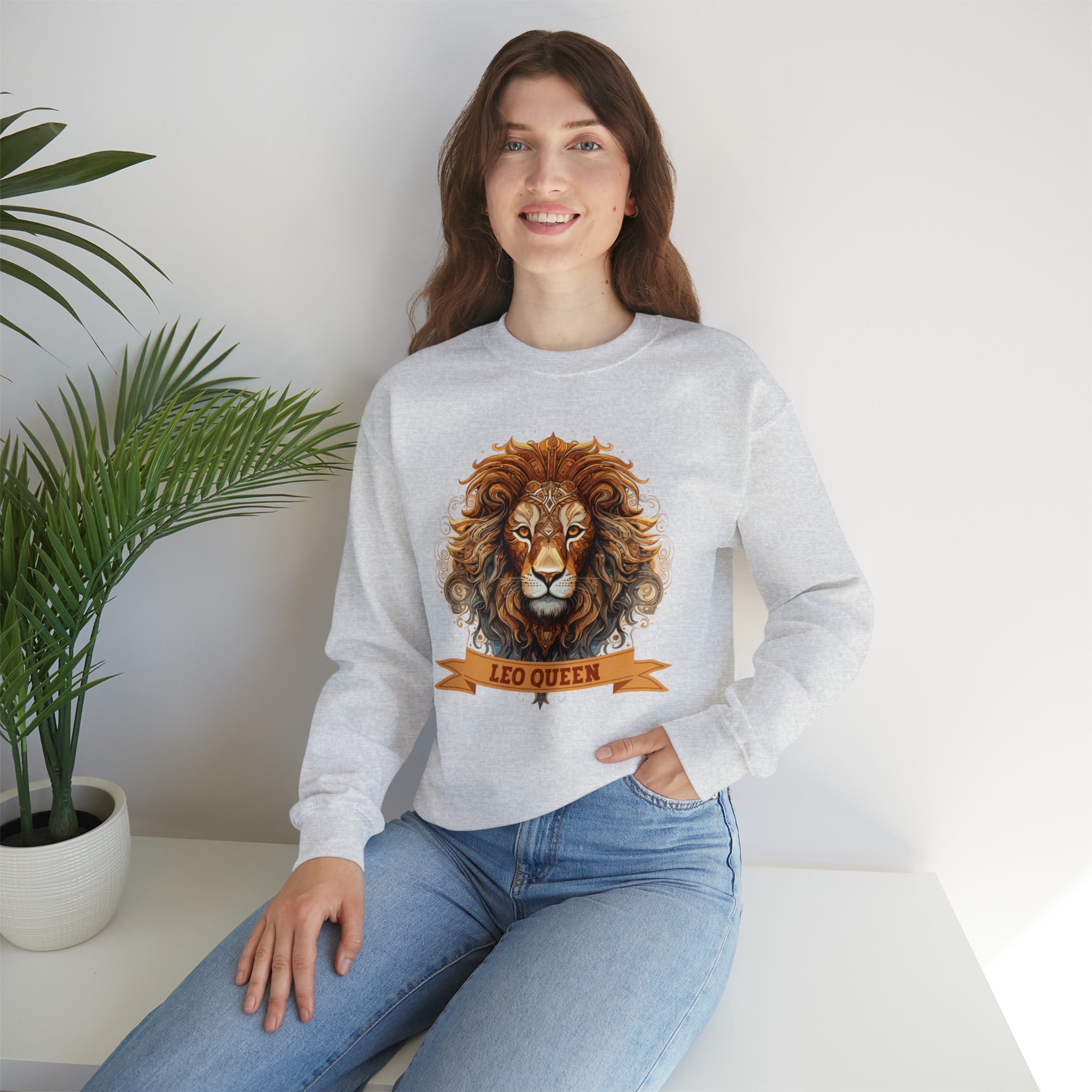 Womens Leo Queen Sweatshirt   