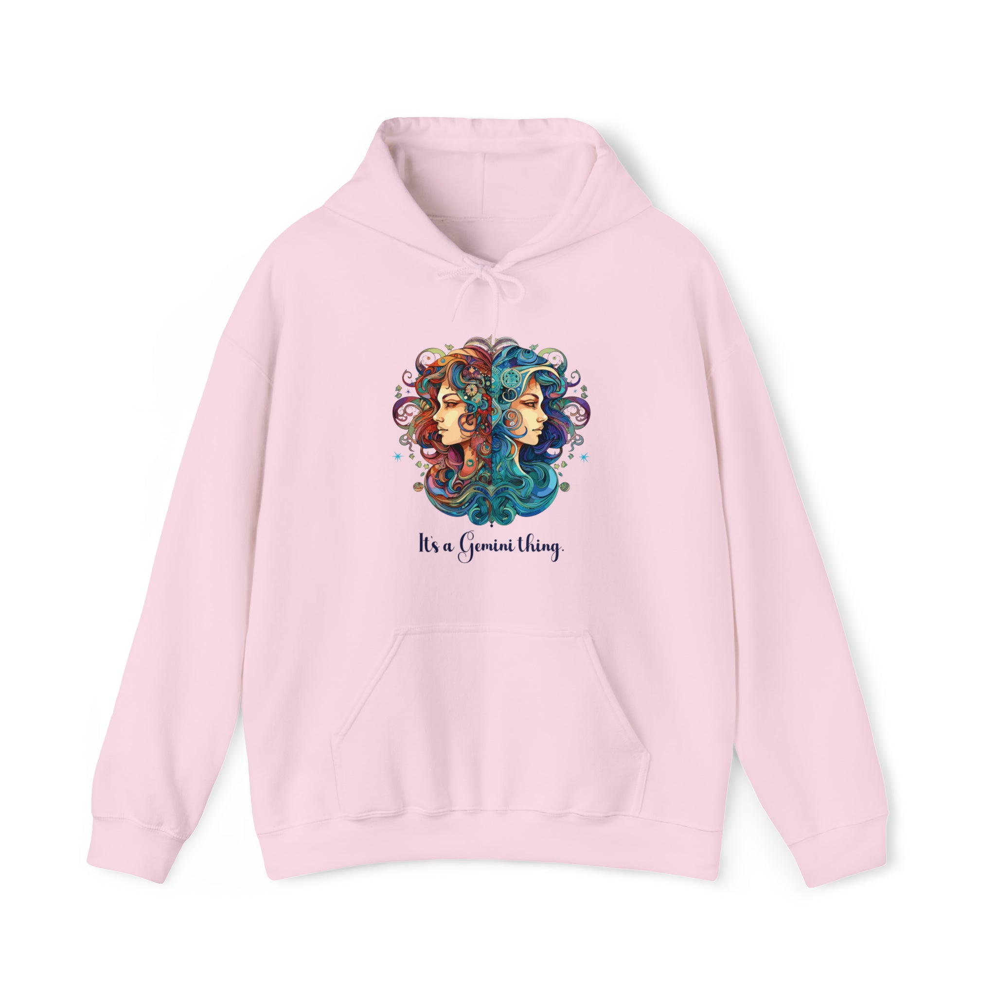 Unisex It's a Gemini Thing Hoodie Light Pink S 