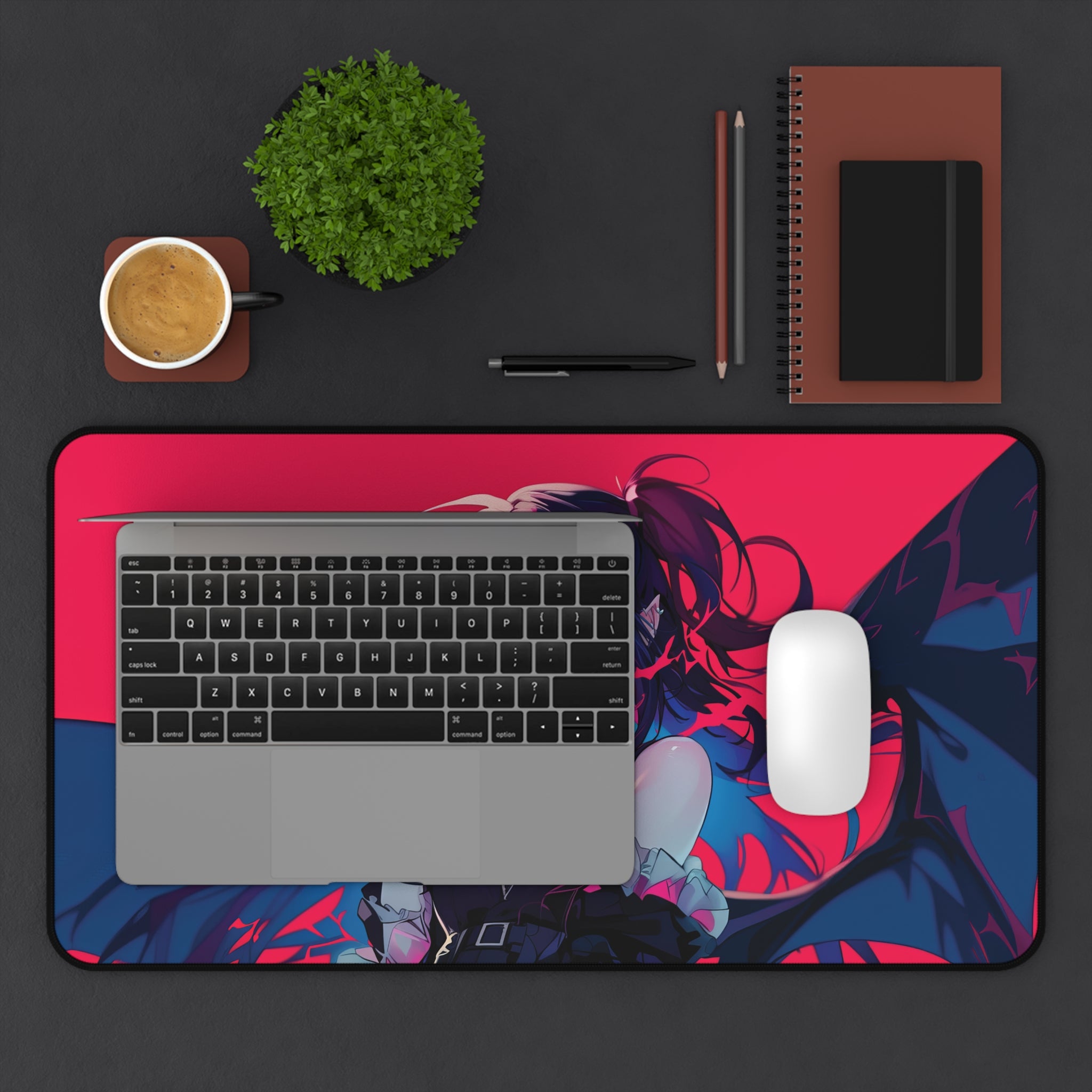 Anime Vampire Woman Desk Mat   