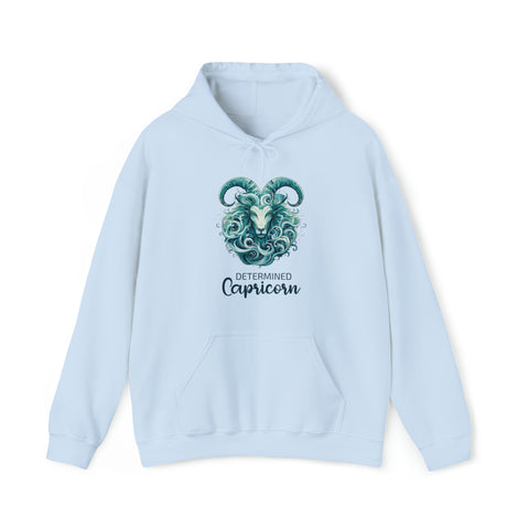 Unisex Capricorn Goat Hoodie Light Blue S 