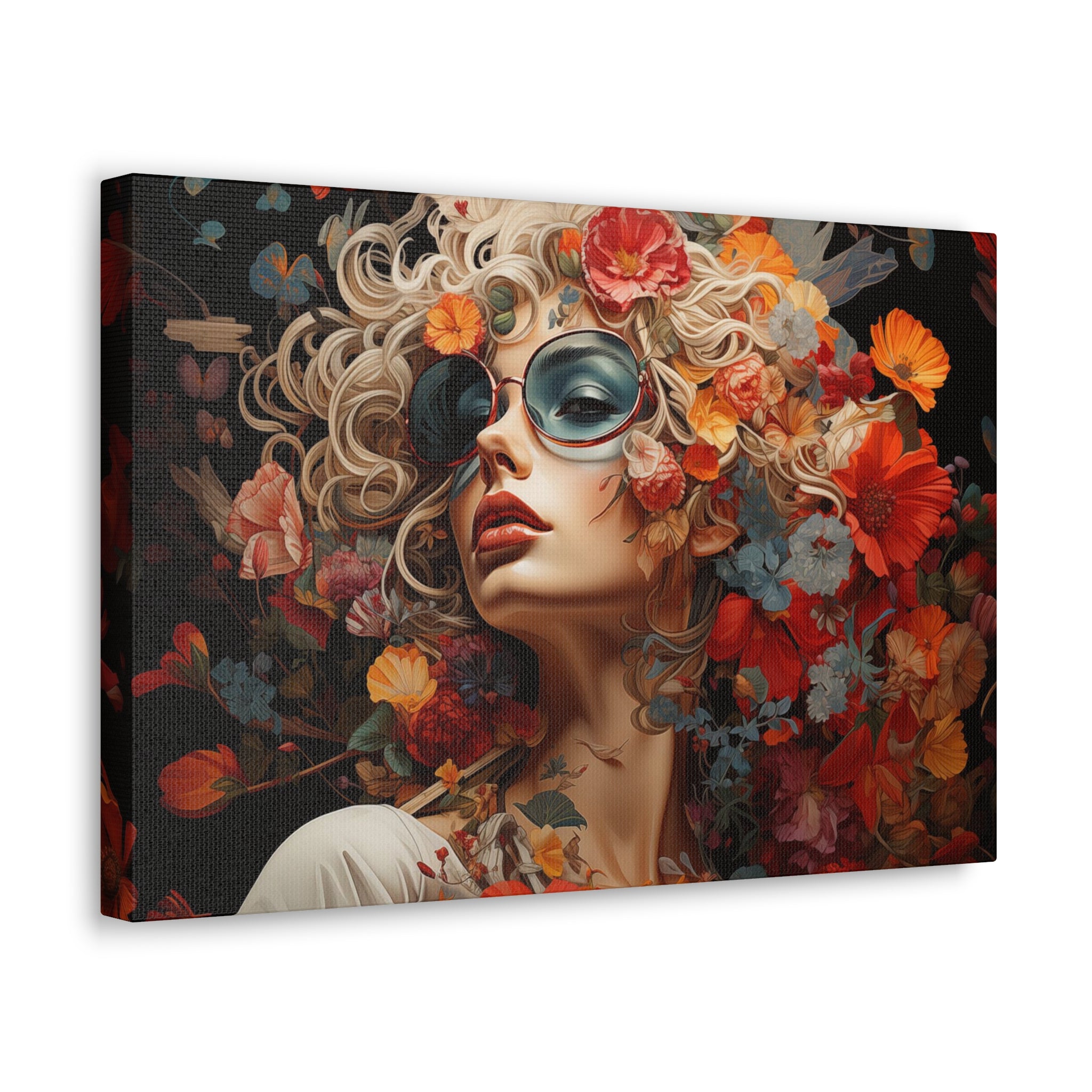 Flower Woman Wall Art   