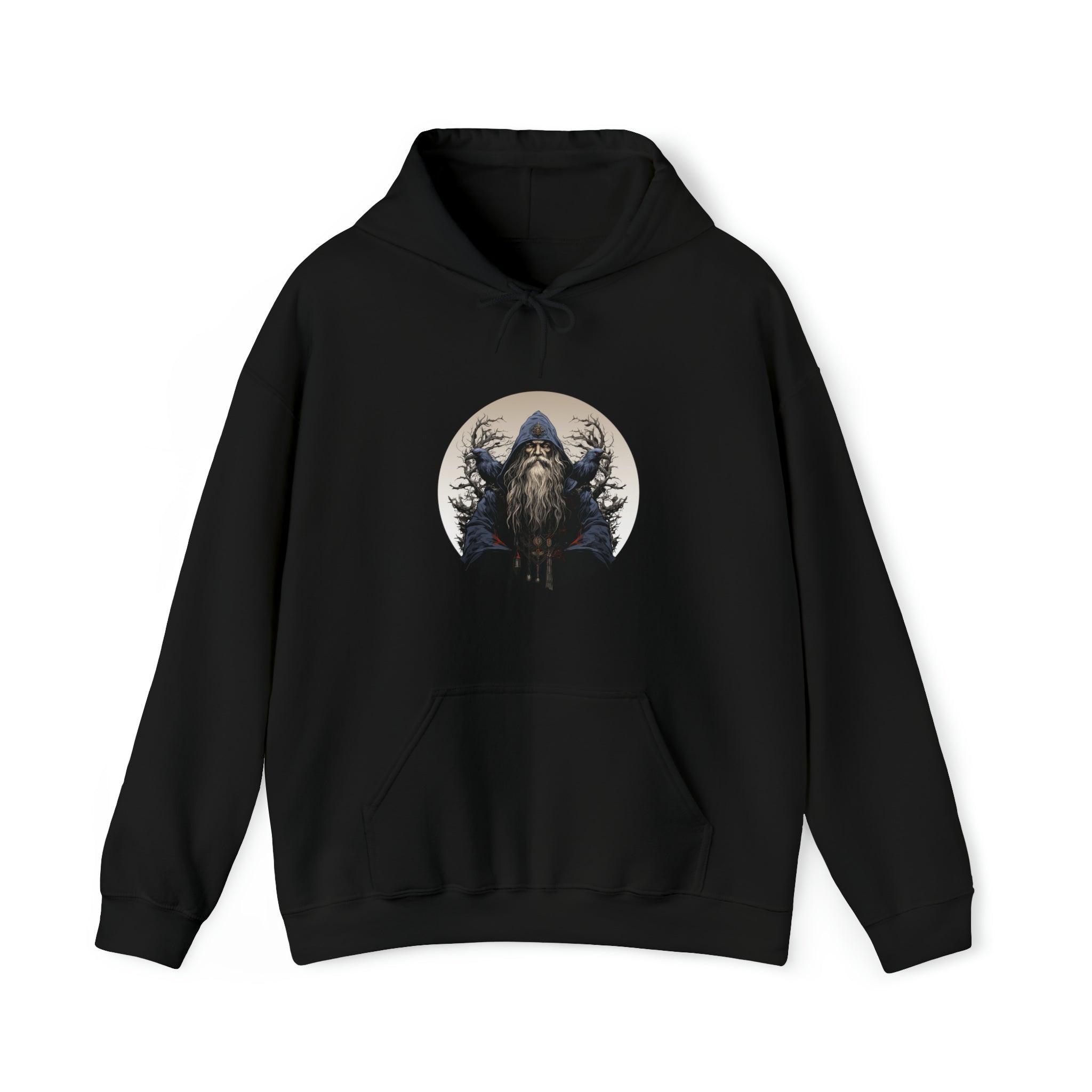 Unisex Odin Ravens Hoodie Black S 