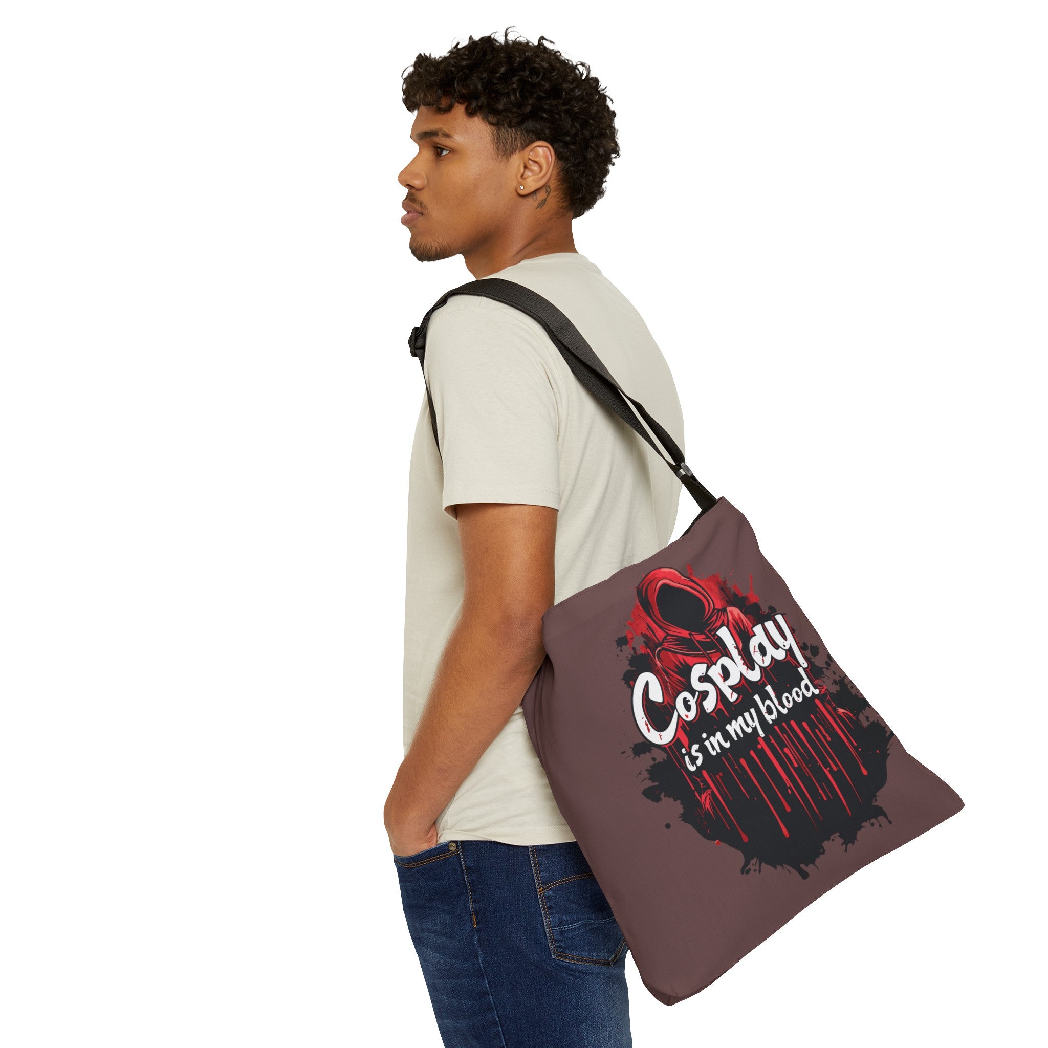 Cosplay is in My Blood Adjustable Tote Bag   