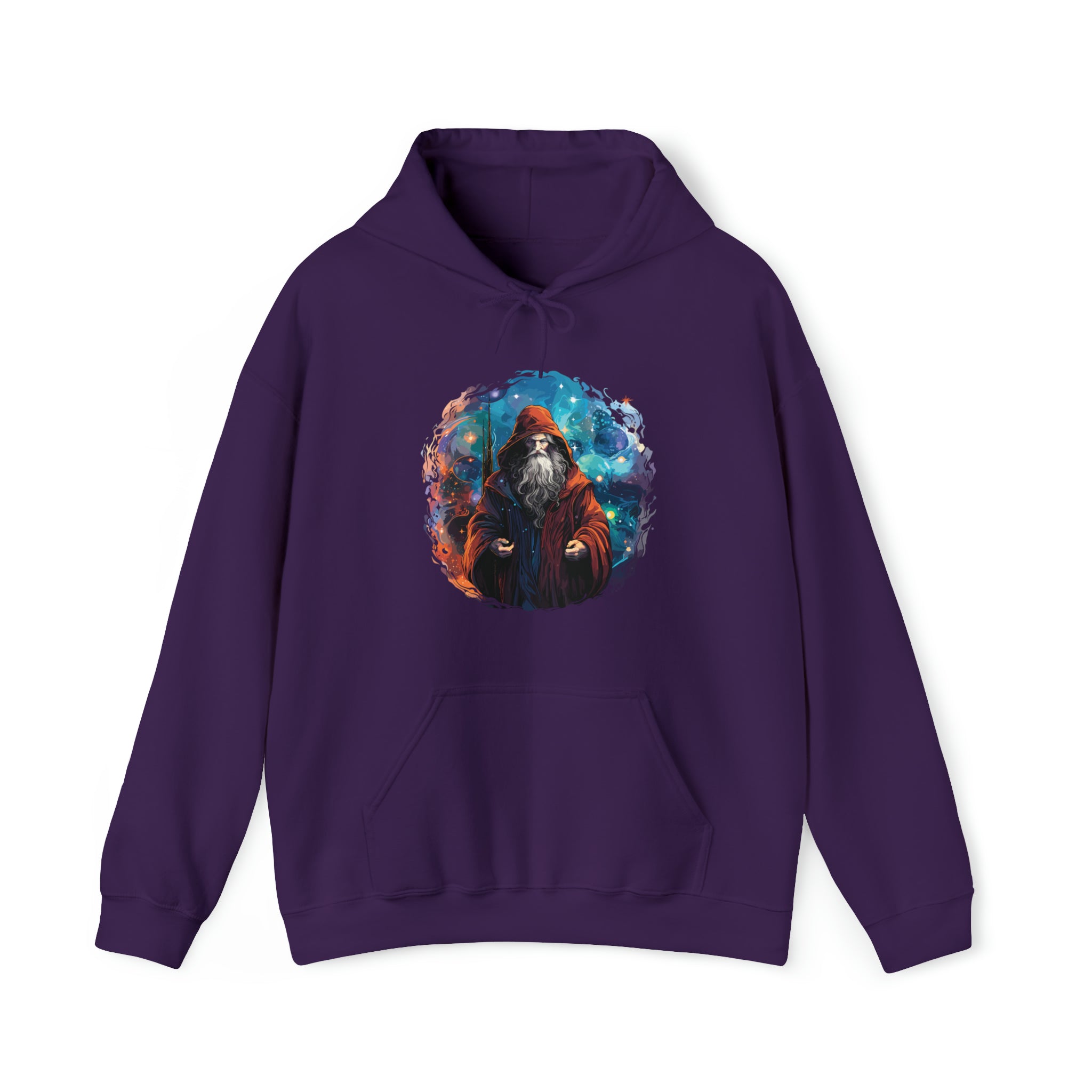 Unisex Galactic Wizard Hoodie Purple S 