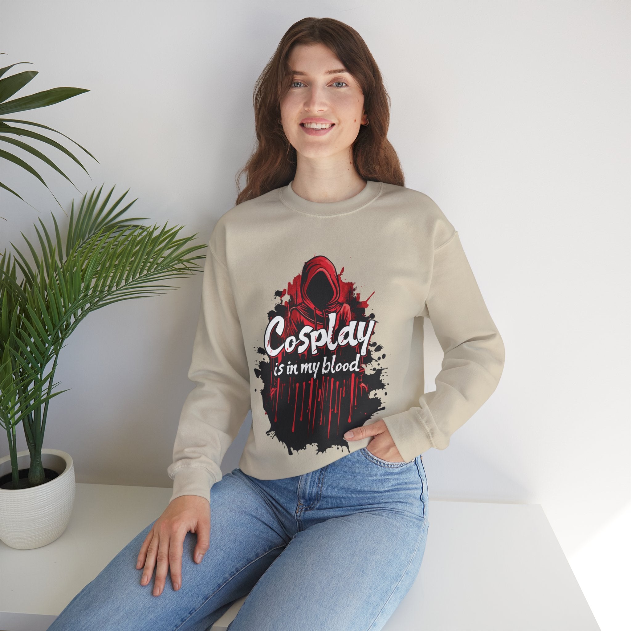 Unisex Cosplay is in my Blood Sweatshirt   