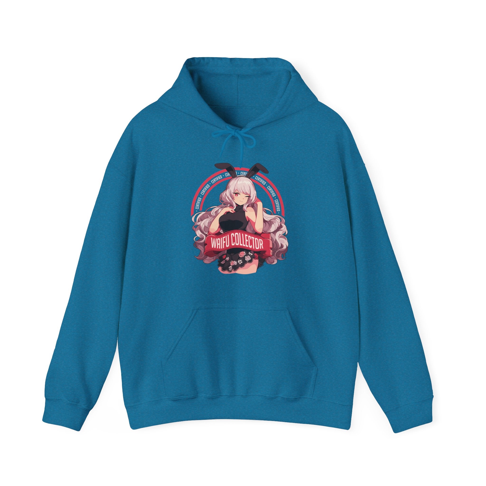 Unisex Certified Waifu Collector Hoodie Antique Sapphire S 