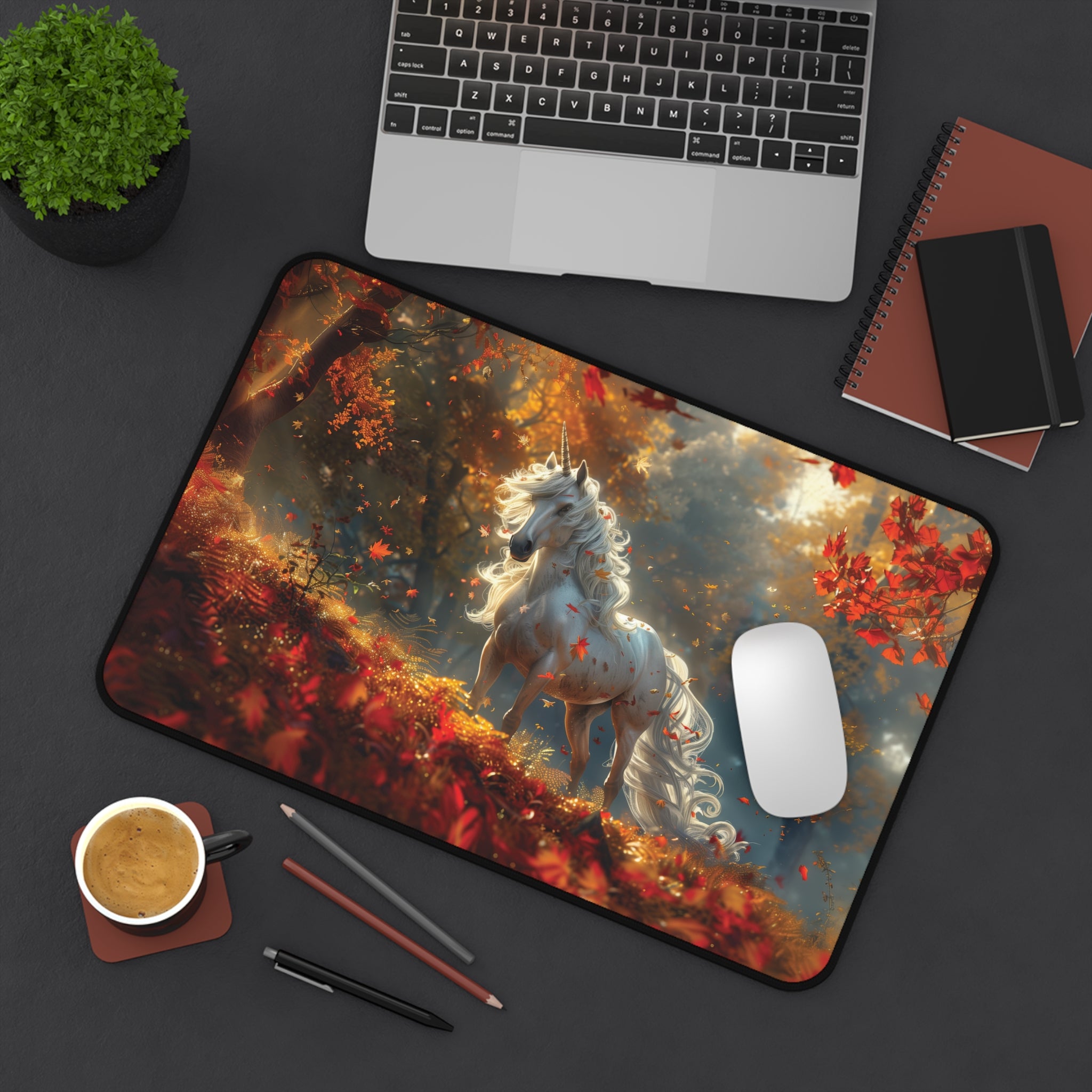 Autumn Unicorn Desk Mat   