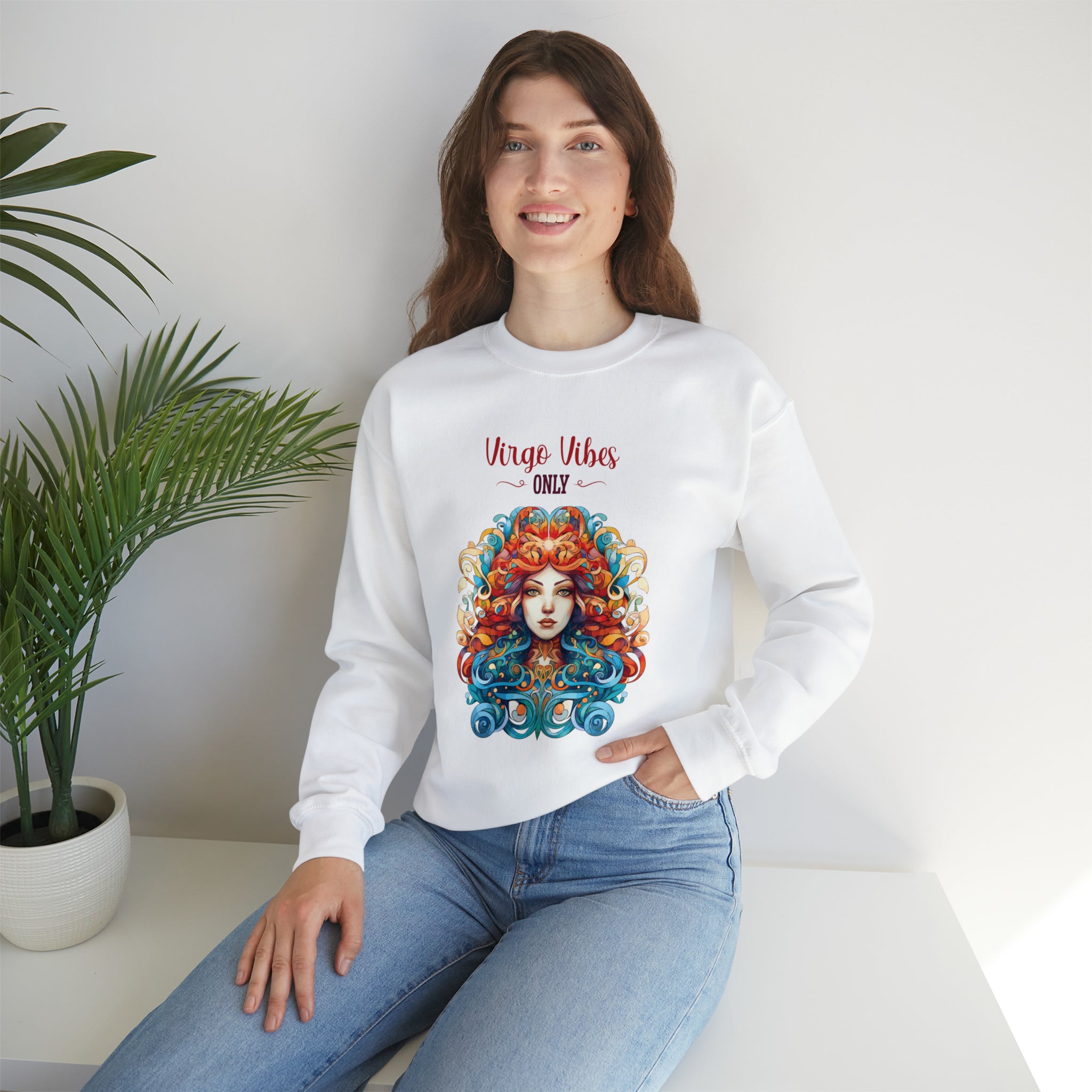 Unisex Virgo Vibes Only Sweatshirt   