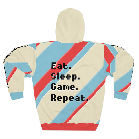 Unisex Retro Gamer All Over Print Hoodie   