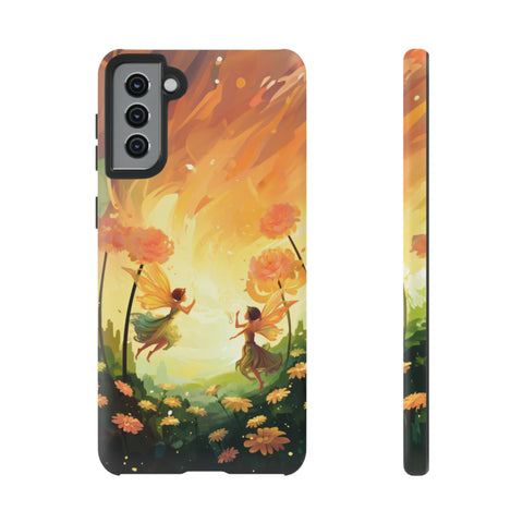 Fairy Flowers Phone Case Samsung Galaxy S21 Plus Matte 